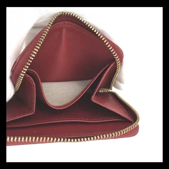 Authentic Jimmy Choo Heart Star Leather Coin Purse Wallet Bicolor VALENTINES 💘 - Picture 13 of 13